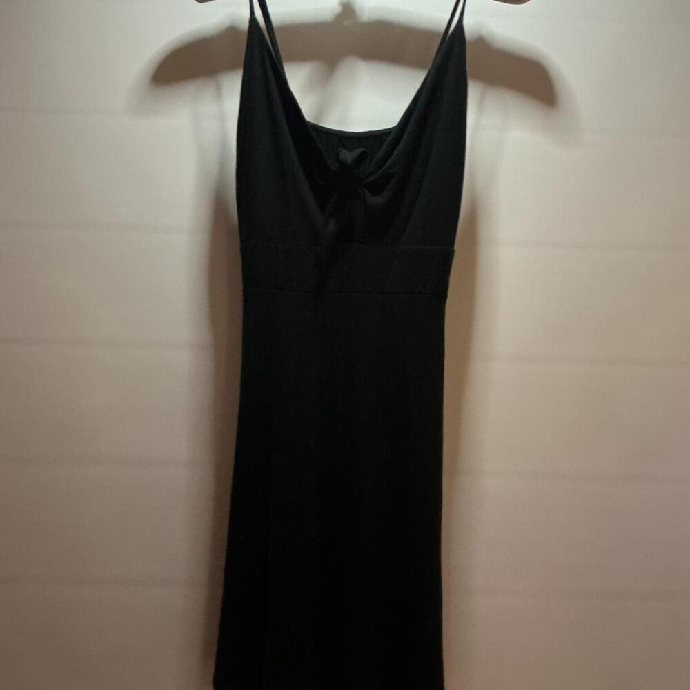 Black jersey marylin monroe style dress